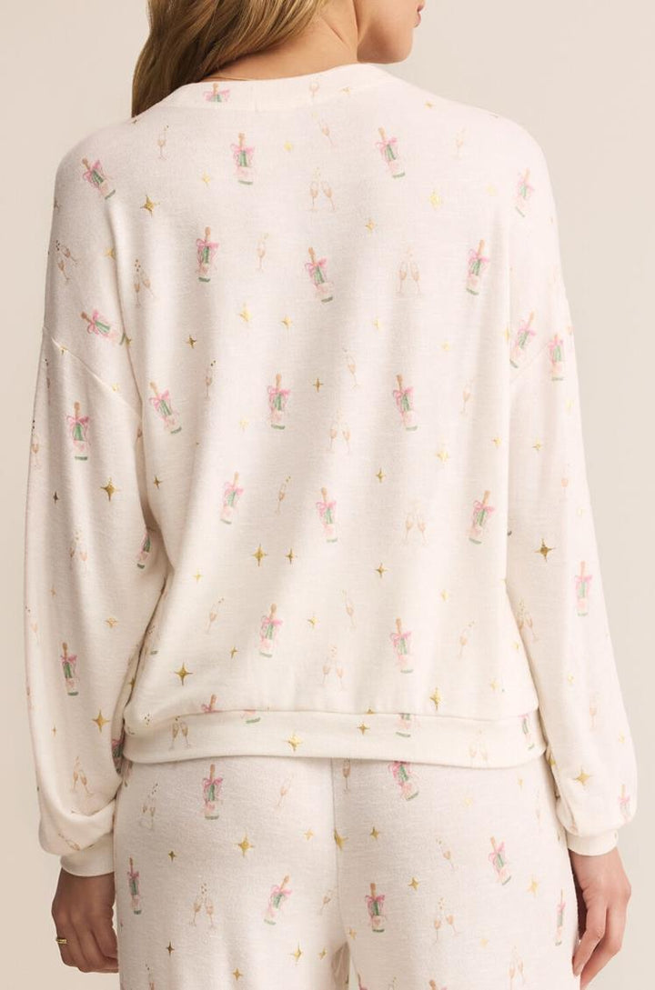 Champagne Toast Pajama Top