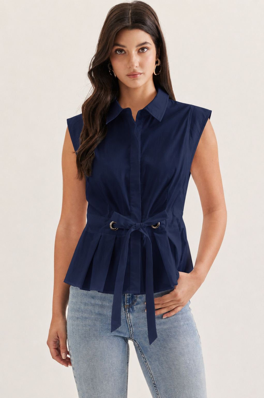 Always Polished Peplum Top