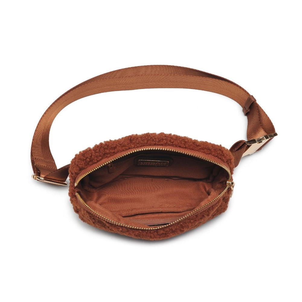 Santi Sherpa Belt Bag, Tan