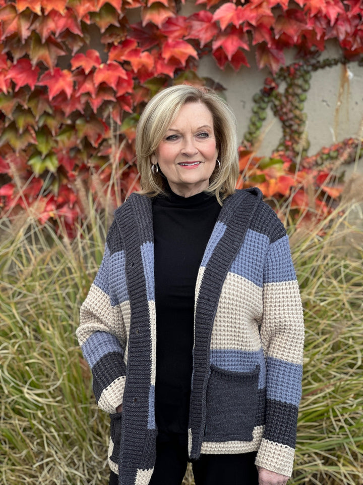 Santa Monica Stripe Cardigan