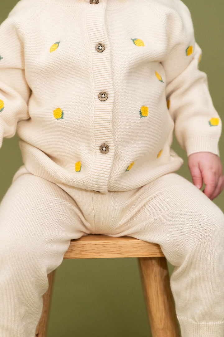 Lemon Baby Cardigan