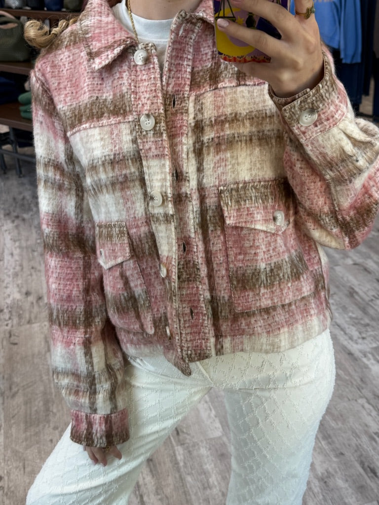 Blushwood Plaid Jacket