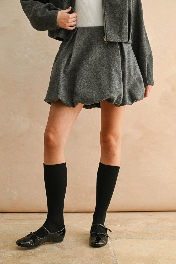 Hudson Pleated Balloon Skirt