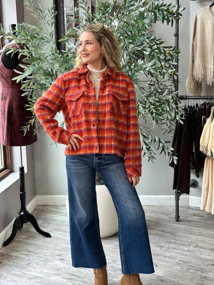 Ginger Snap Plaid Jacket
