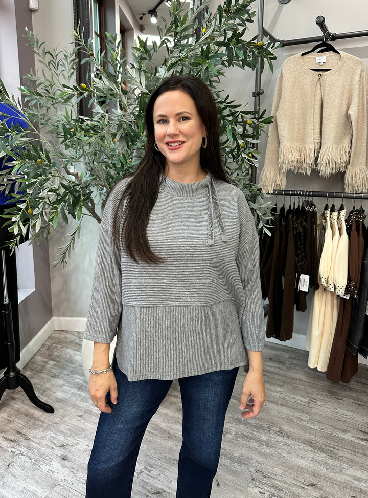 A Little Sparkle 3/4 Sleeve Top