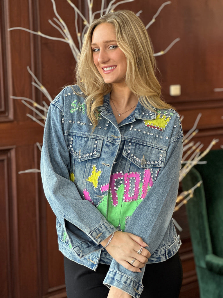 Cheshire Cat Jean Jacket