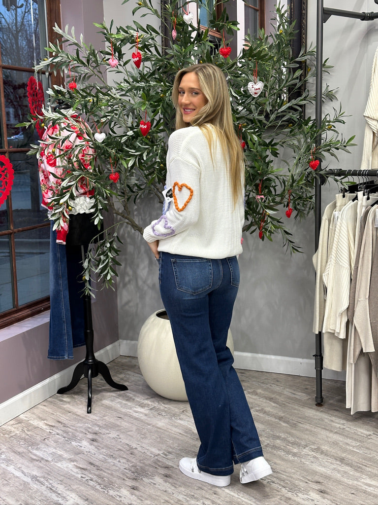 Braided Sweetheart Sweater, FINAL SALE