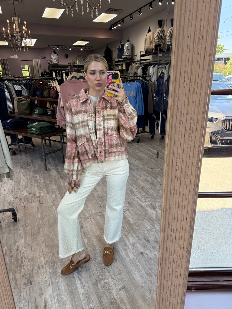 Blushwood Plaid Jacket