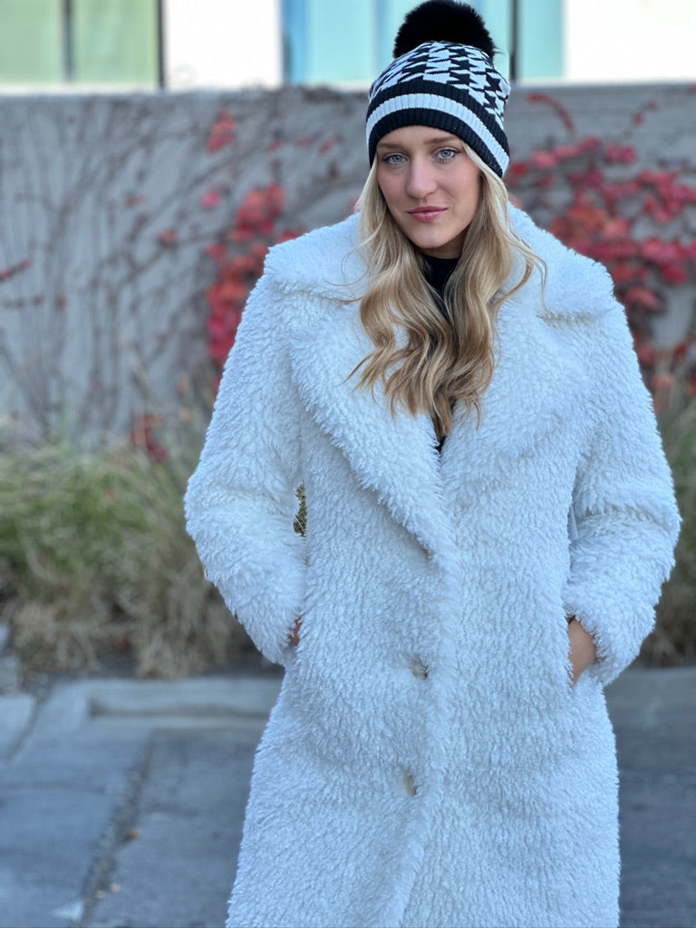 Carrie Curly Lamb Coat