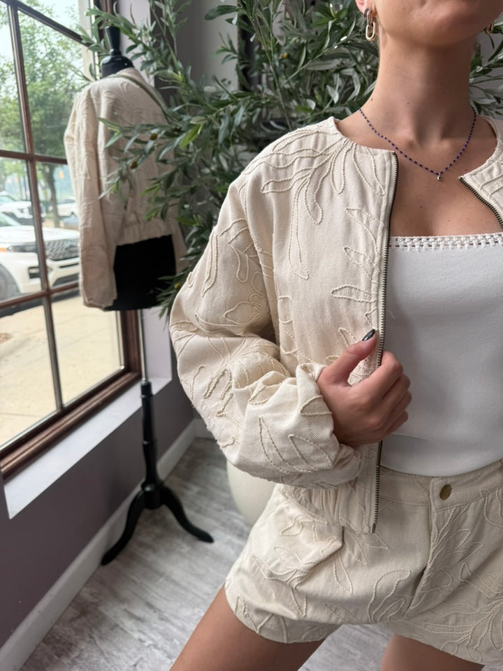 Mychaela Linen Shorts