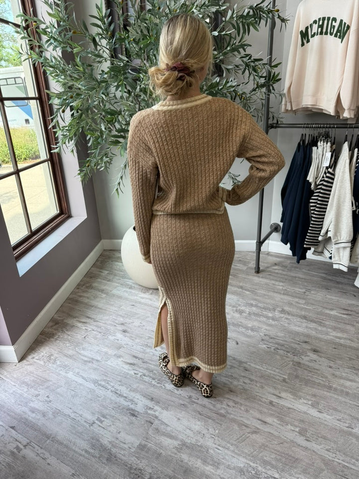 Audra Cable Knit Sweater