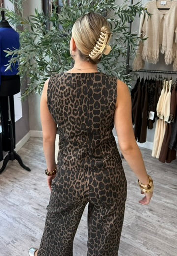 Catwalk Leopard Vest