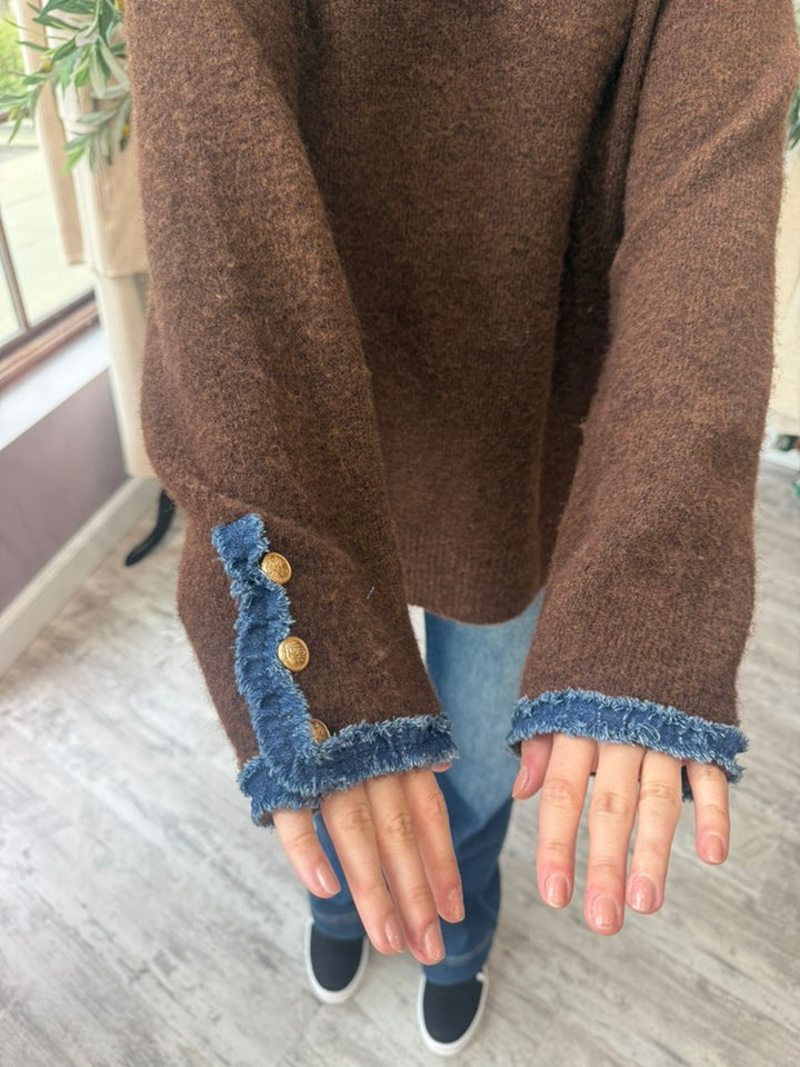 Cocoa Contrast Sweater