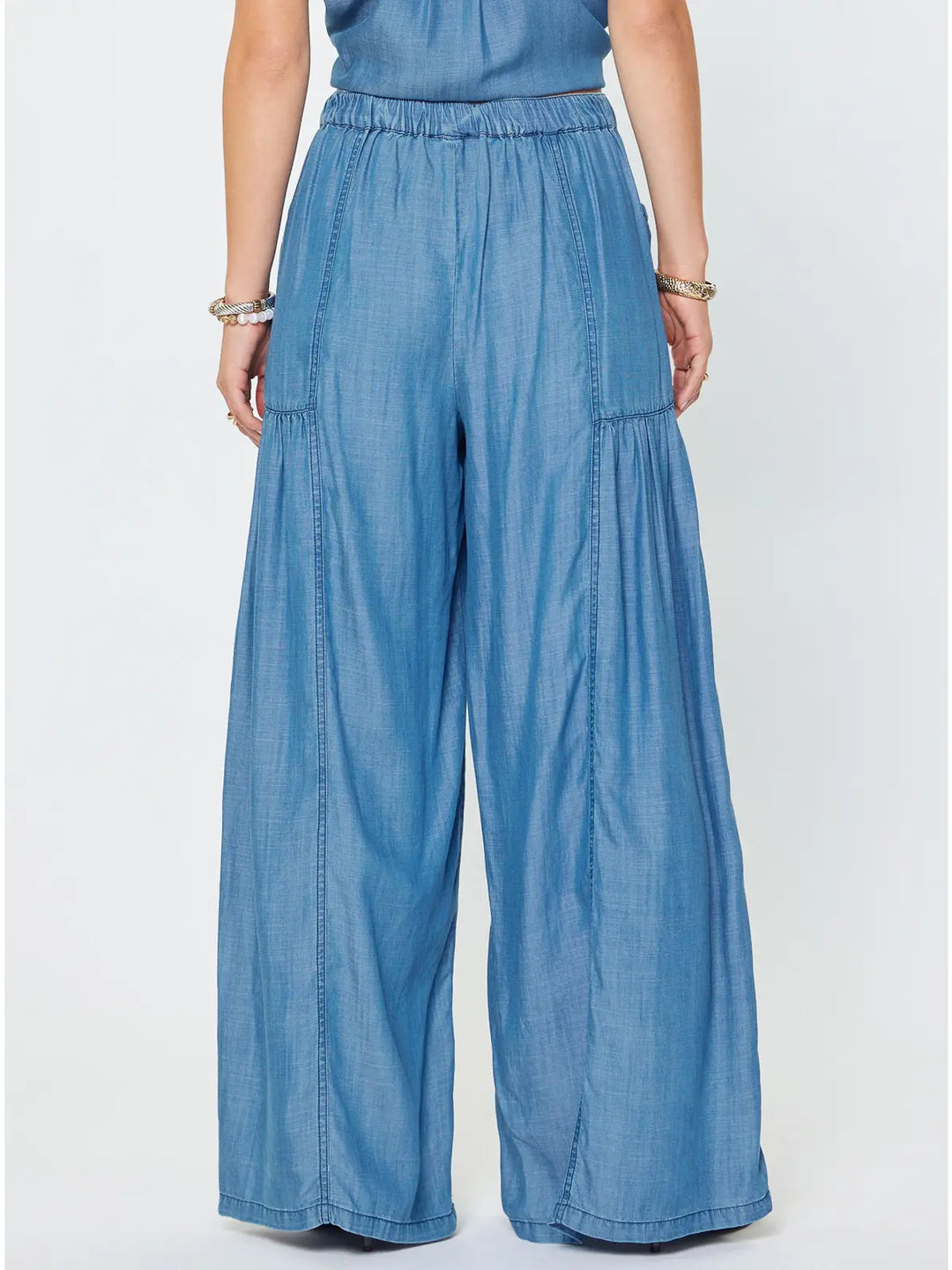 Chambray Skies Palazzo Pant