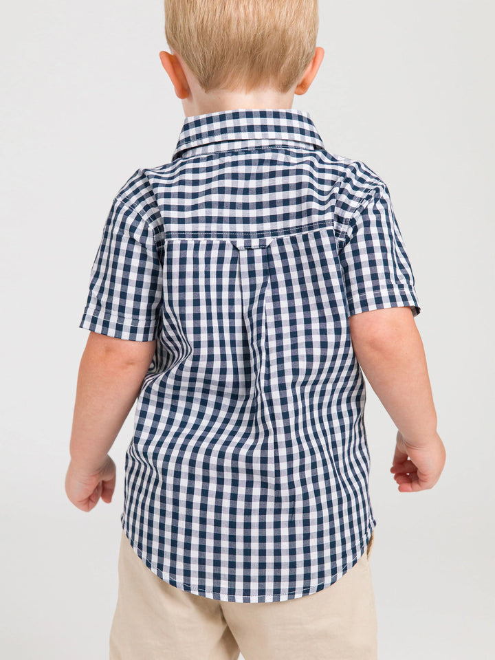 Gingham Short Sleeve Shirt