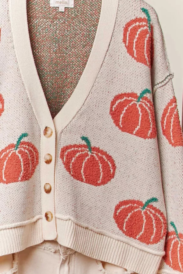 Pumpkin Puff Cardigan