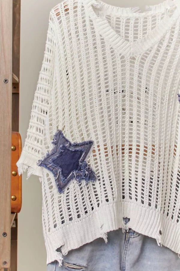 Starstruck Patchwork Sweater