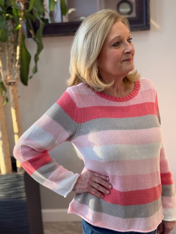 Sail Me Away Stripe Sweater