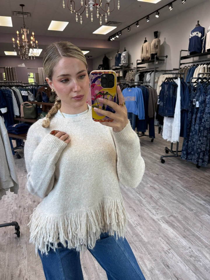 Fringe Benefits Sweater
