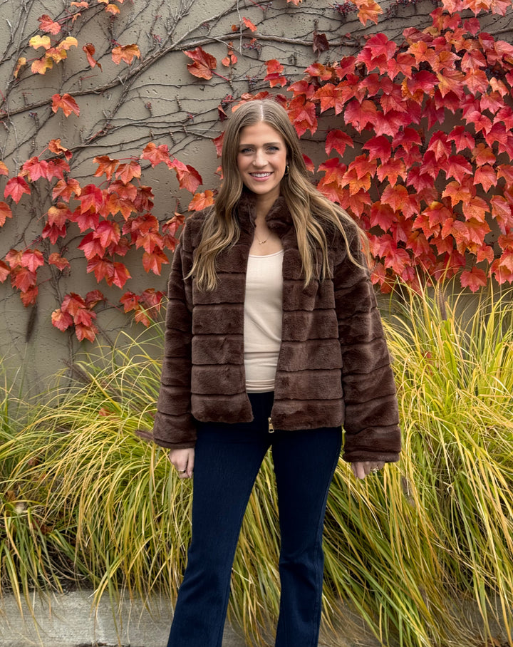 Tufted Teddy Fur Coat