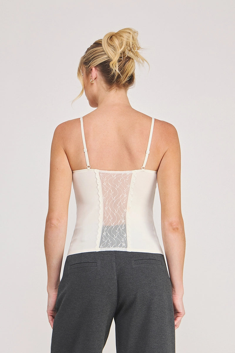 Secret Lace Back Camisole