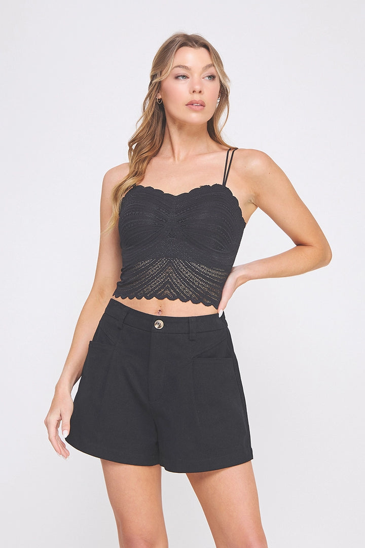 Scalloped Lace Bralette