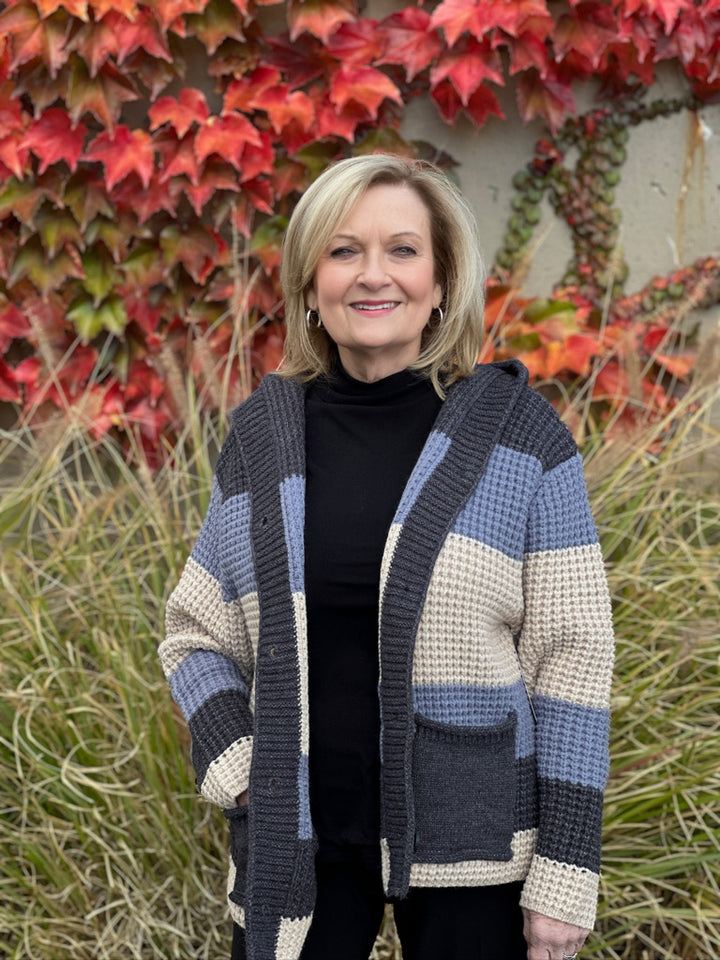 Santa Monica Stripe Cardigan