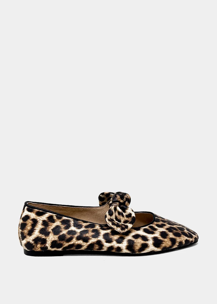 Leopard Bow Flats