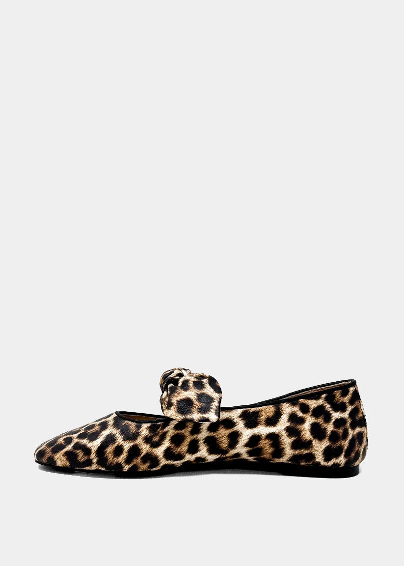 Leopard Bow Flats