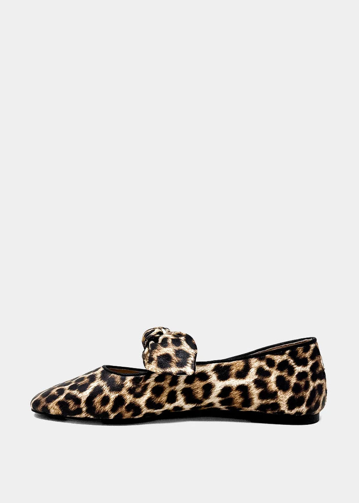 Leopard Bow Flats