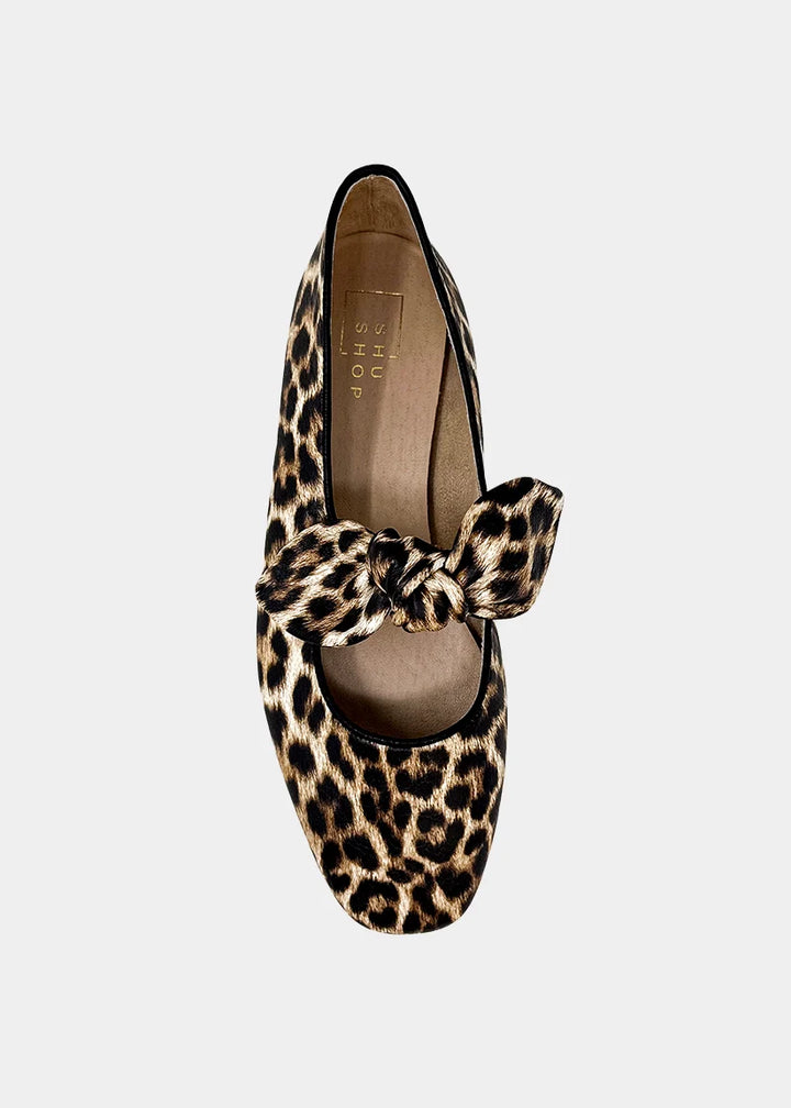 Leopard Bow Flats