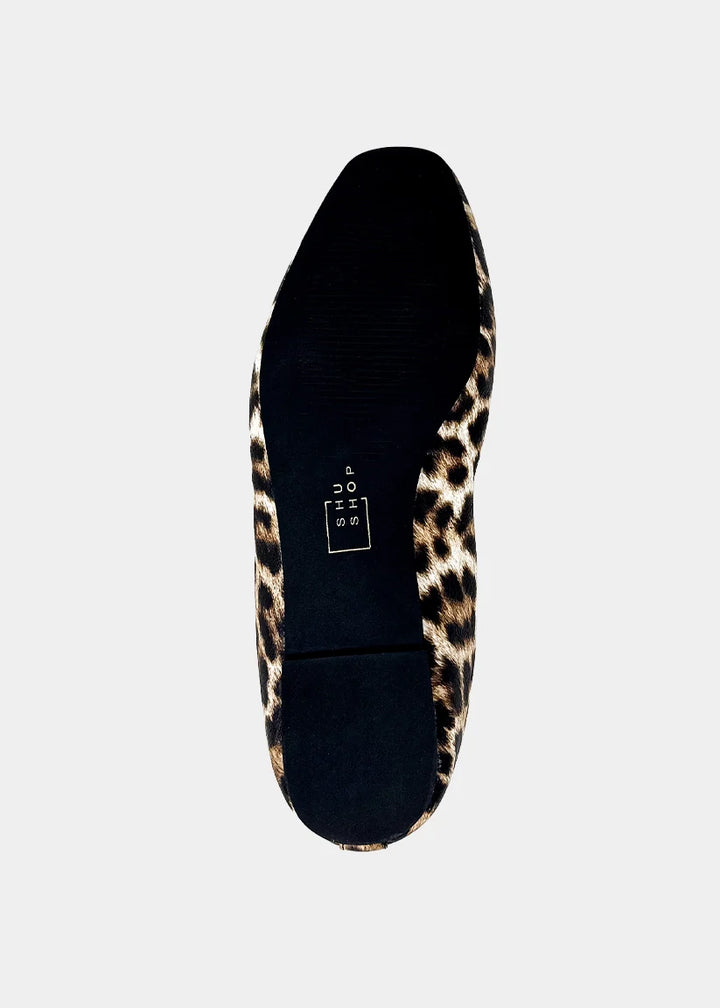 Leopard Bow Flats
