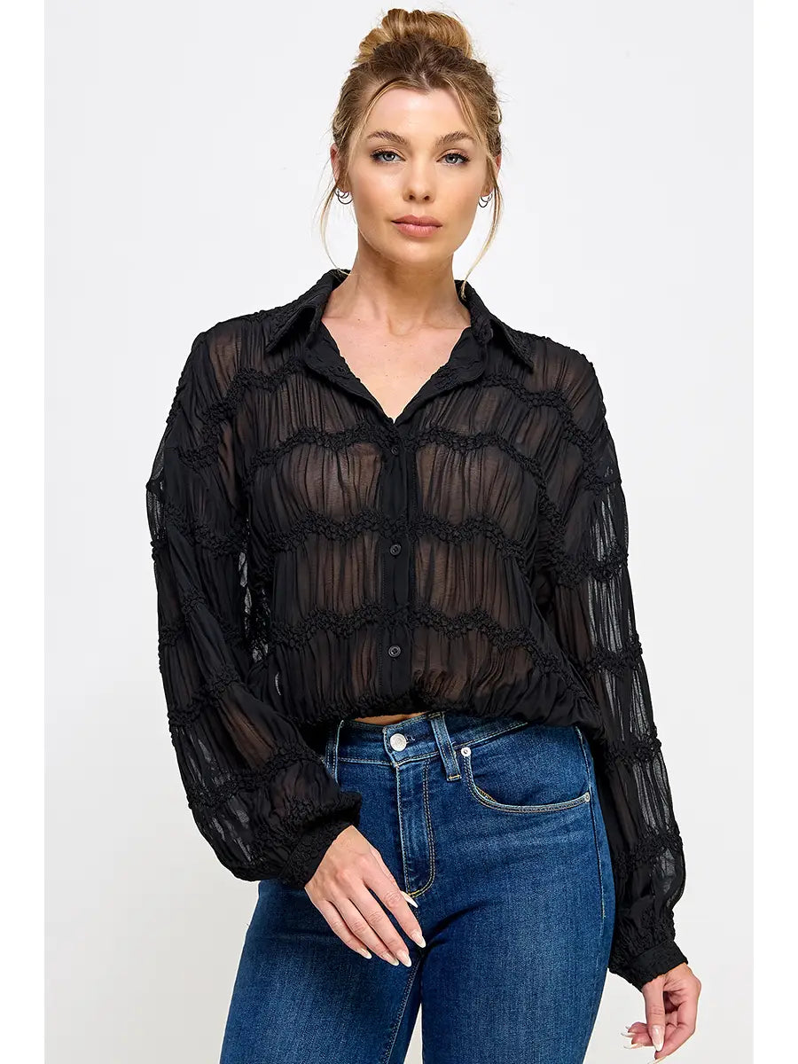 Sheer Romance Blouse