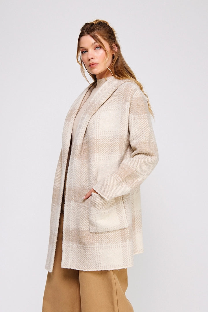 Vanilla Sands Plaid Cardigan
