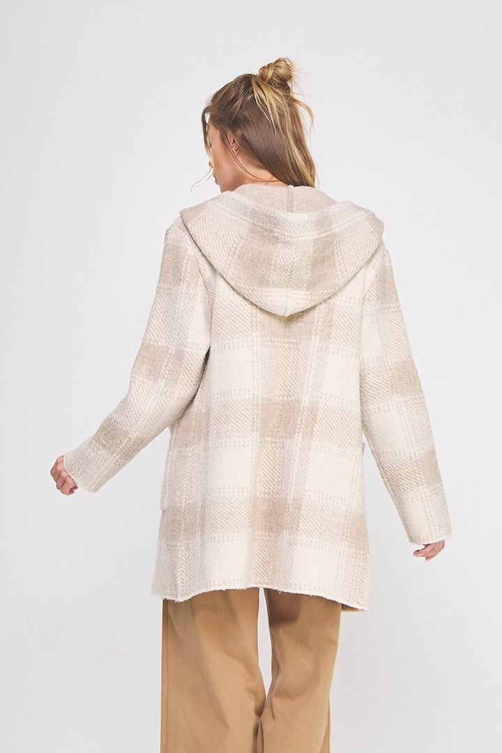 Vanilla Sands Plaid Cardigan