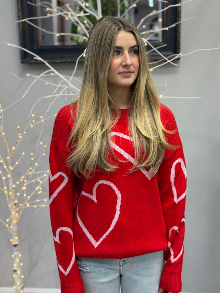 Queen of Hearts Sweater