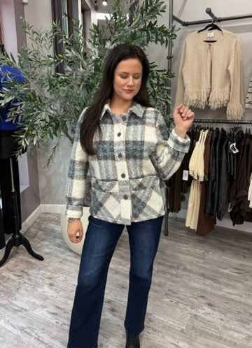 Cloudy Skies Boucle Jacket