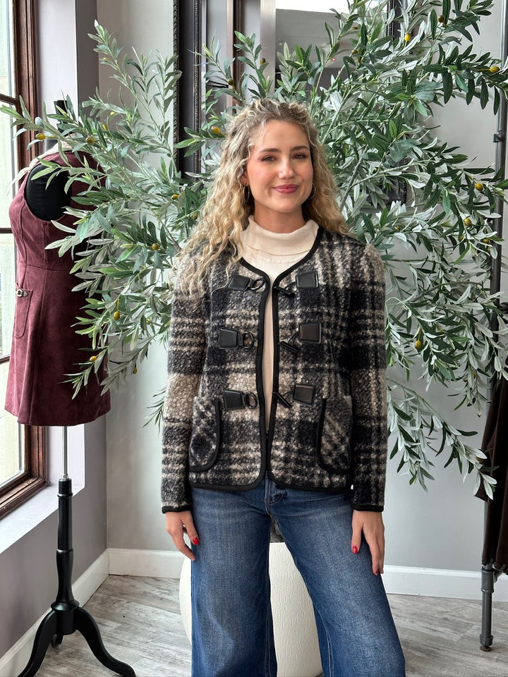 Earl Grey Plaid Jacket