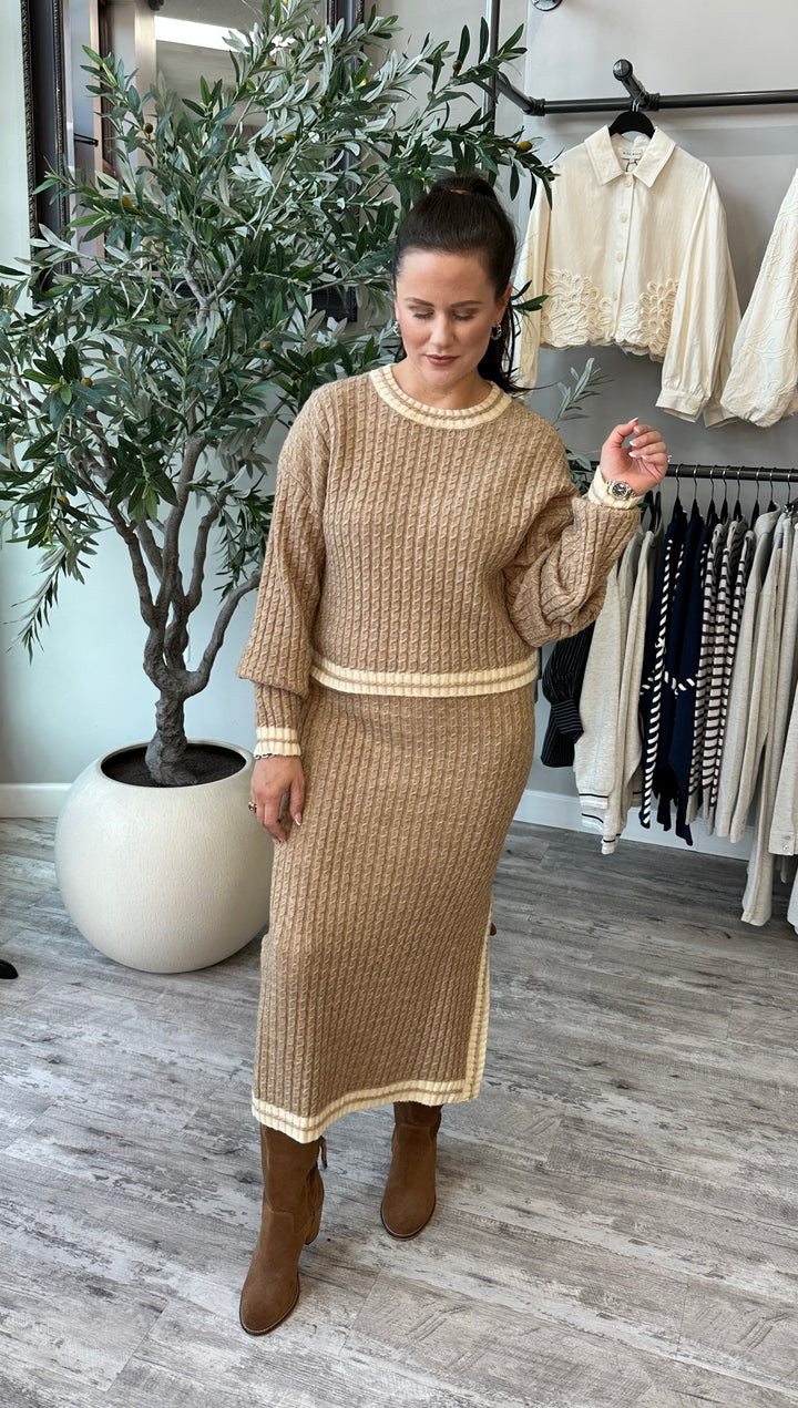 Audra Cable Knit Sweater
