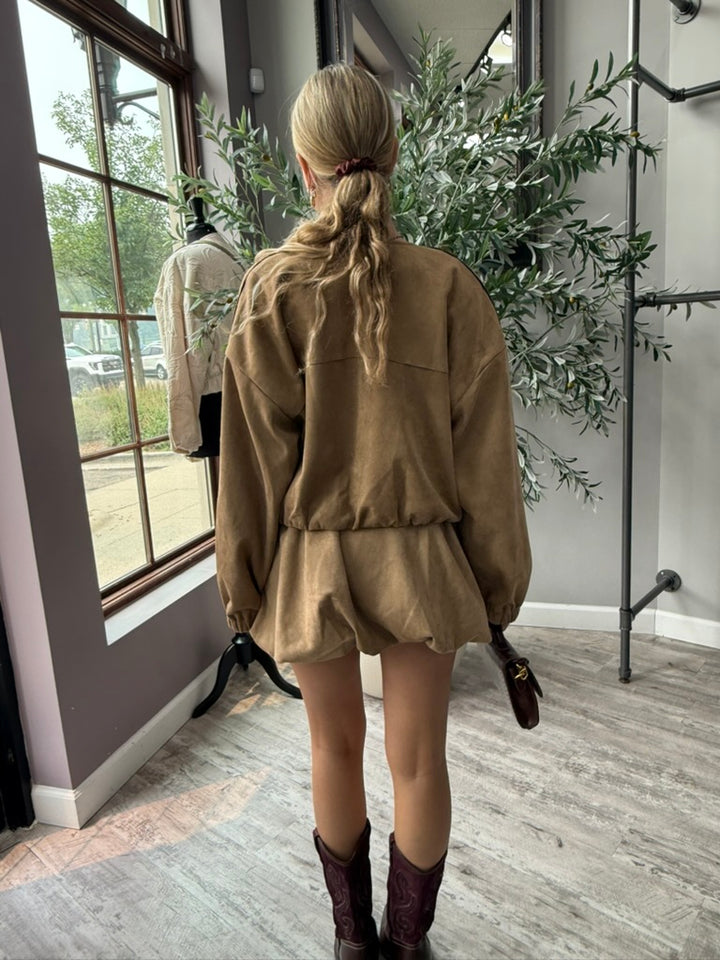 Mocha Muse Suede Jacket