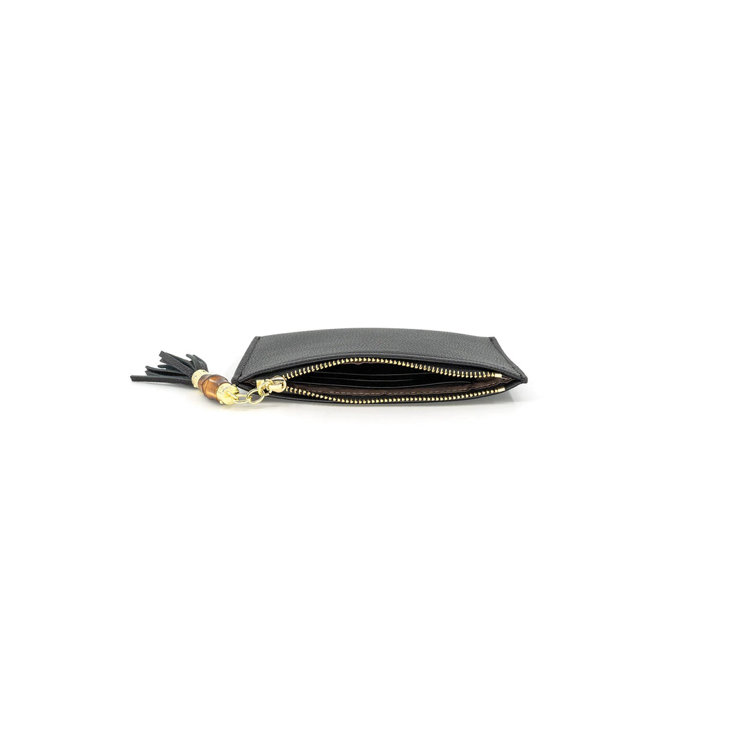 Mini Tassel Zip Wallet