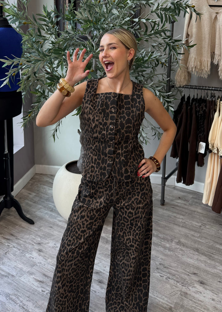 Catwalk Leopard Vest