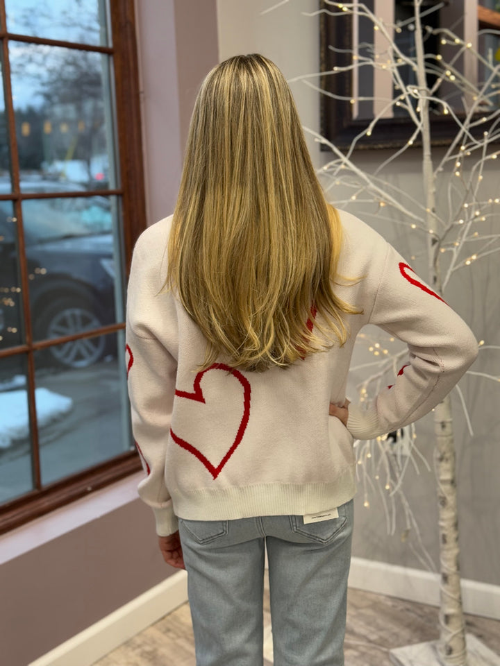 Queen of Hearts Sweater