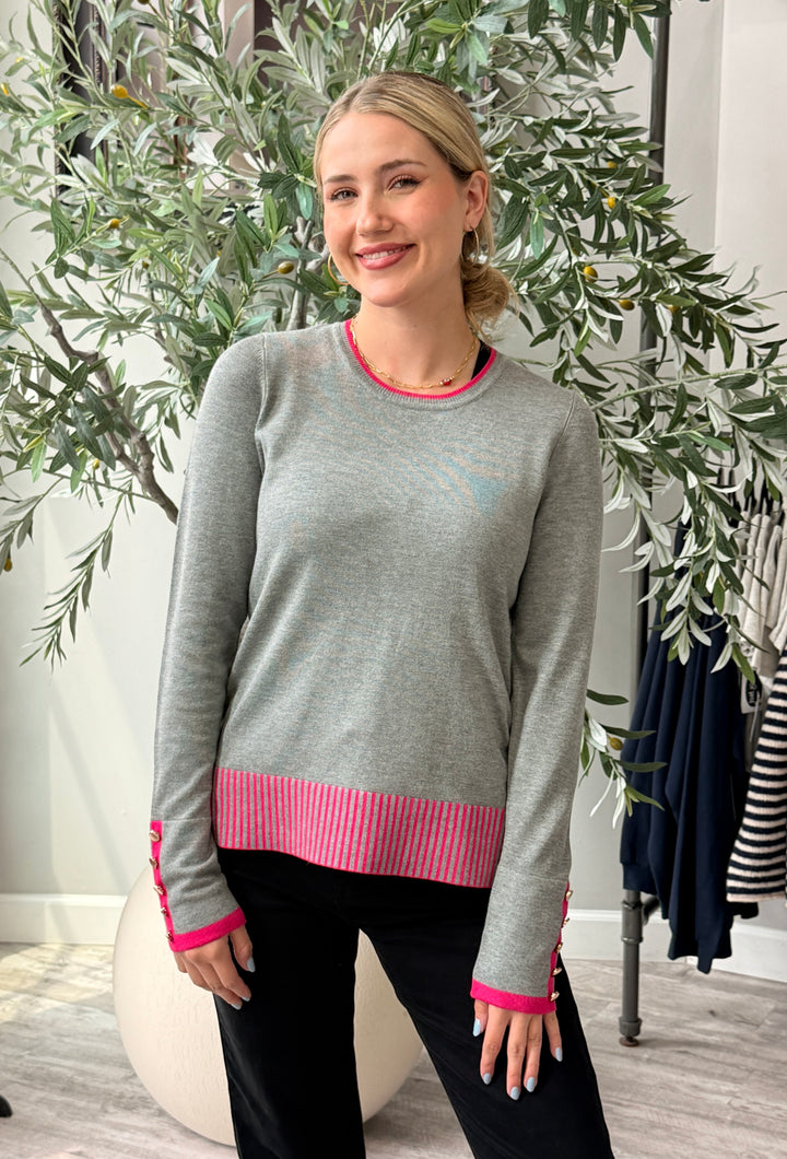 Sweetly Trimmed Sweater