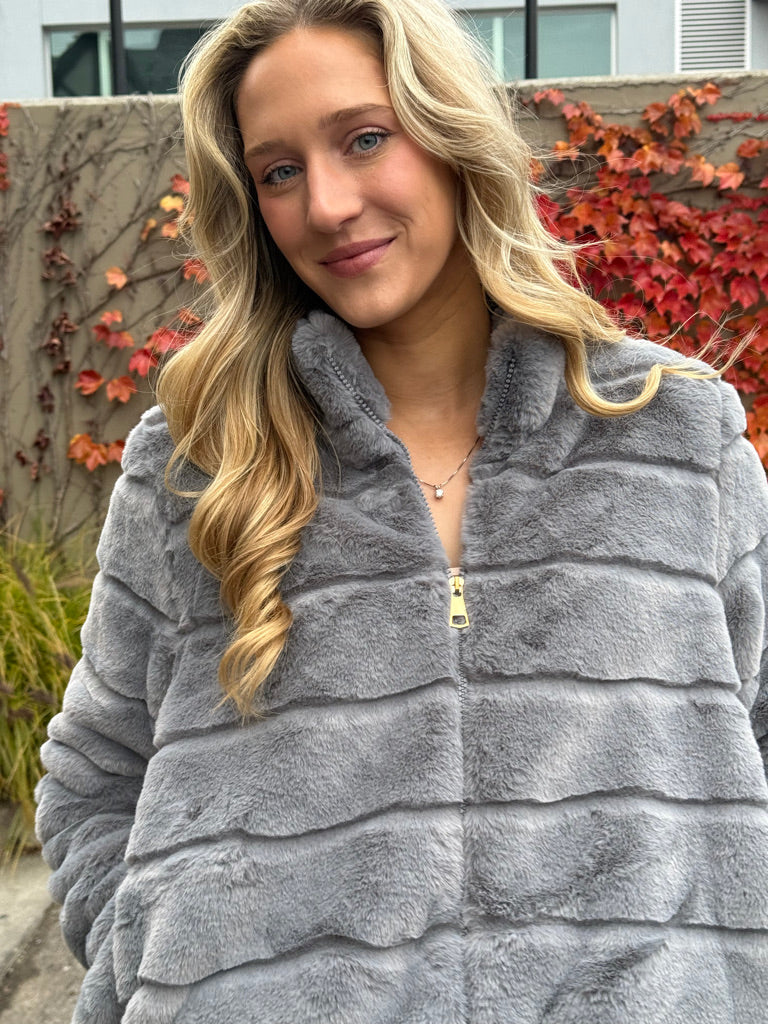 Tufted Teddy Fur Coat