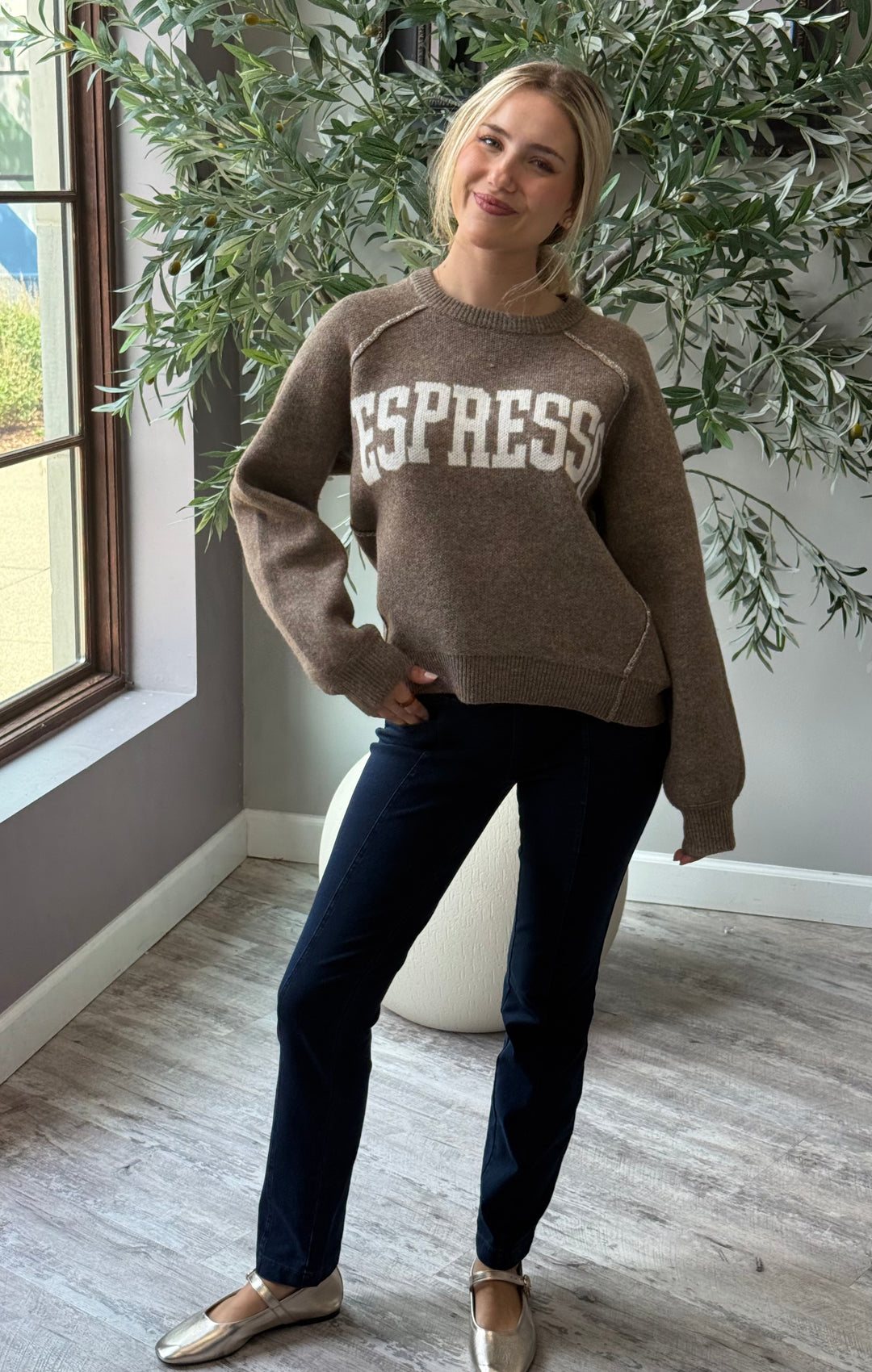 Espresso Pullover Sweater