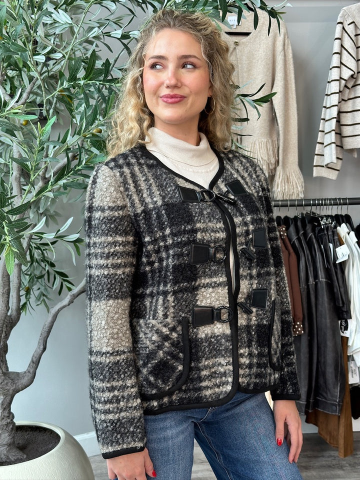 Earl Grey Plaid Jacket