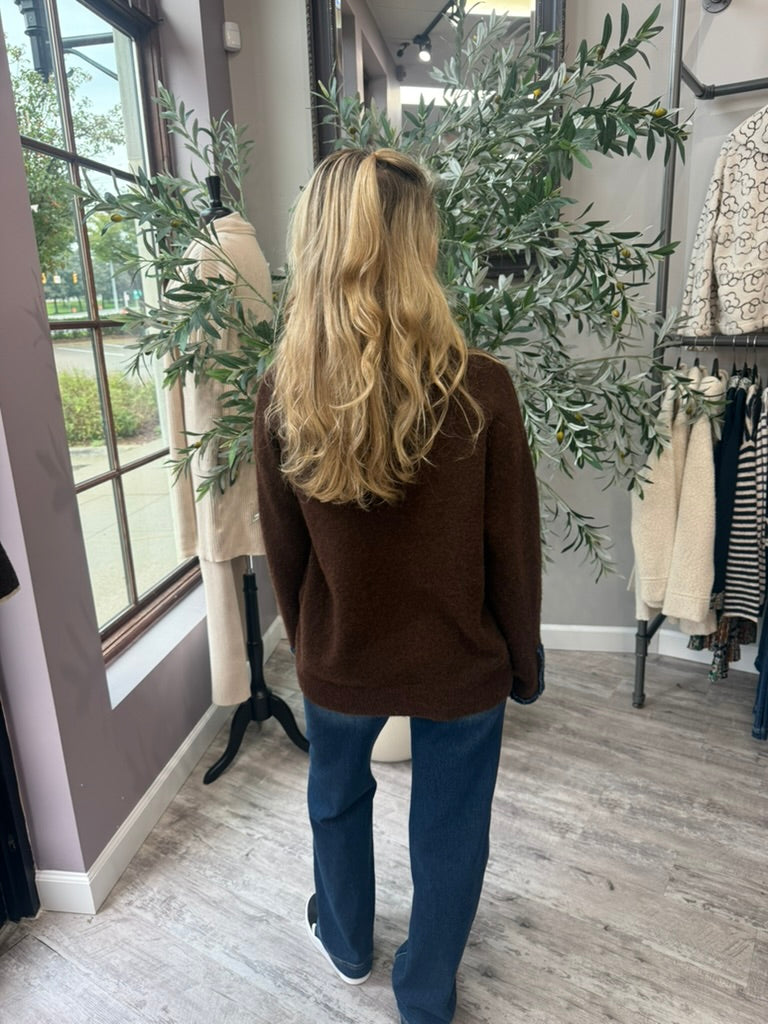Cocoa Contrast Sweater