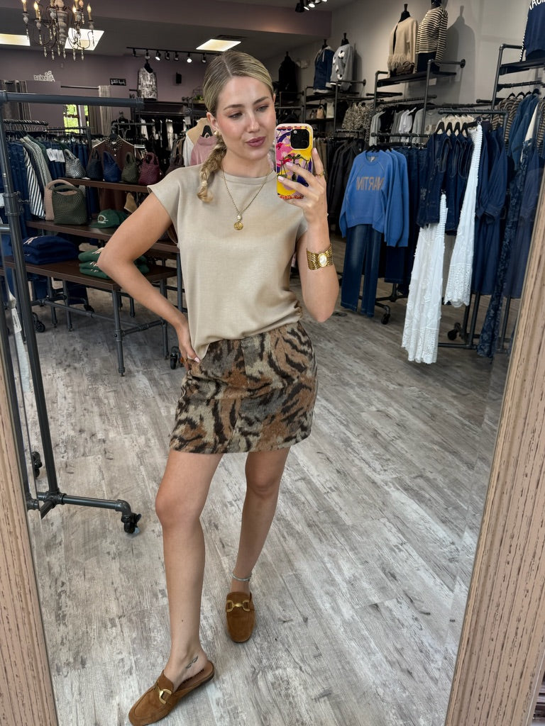 Soft Sands Ruched Top