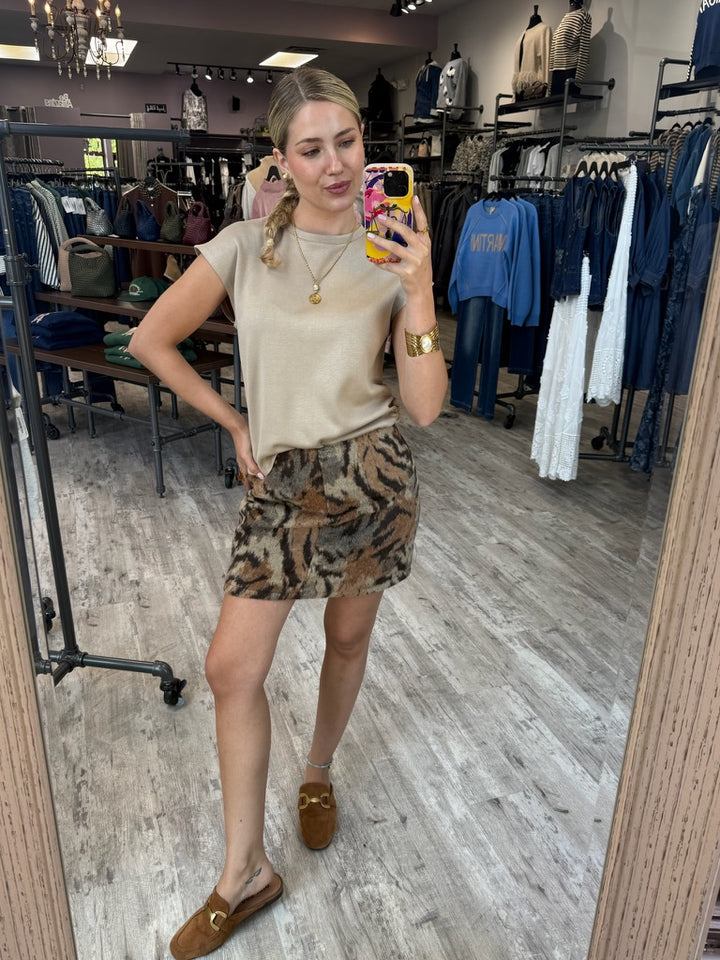 Soft Sands Ruched Top